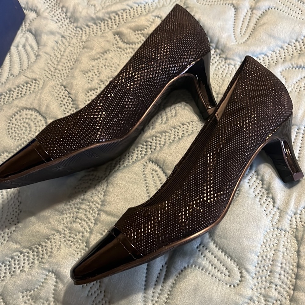 (#106)NWT ladies black dress shoes by Rose Petals/walking Cradles. Size 6 1/2N - Picture 14 of 16